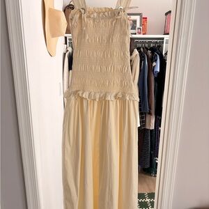 Peppermayo Cream Maxi Dress